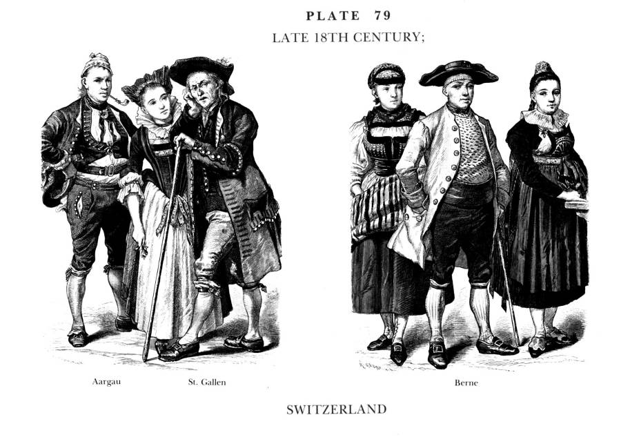 Planche 79b Fin XVIIIe Siecle - Suisse - Late 18Th Century - Switzerland.jpg